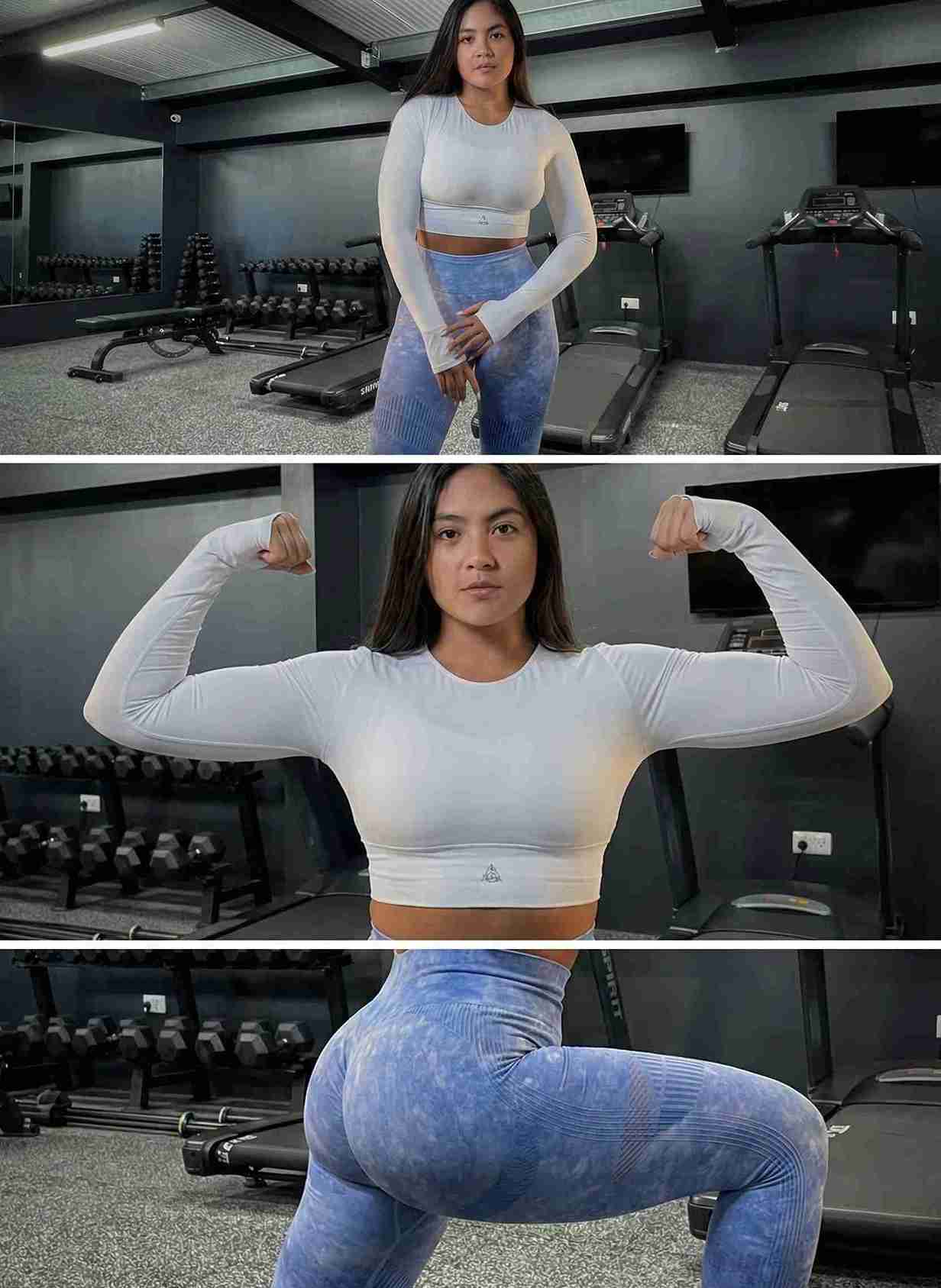 Blue Sky Matte High-Waist Leggings