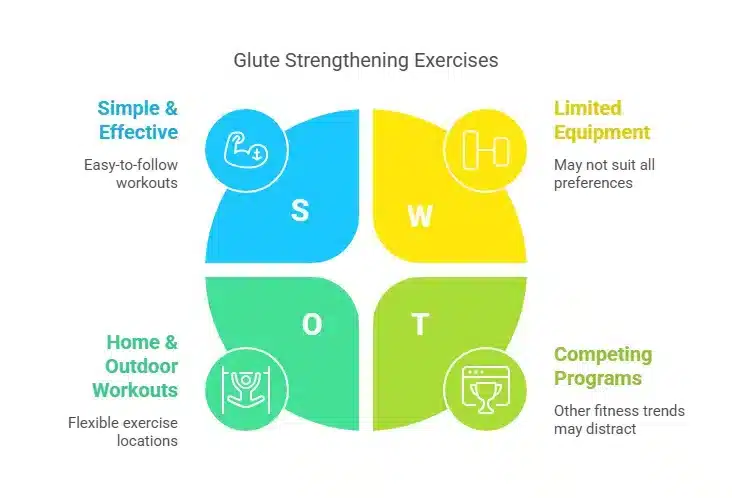 Glute strengthening exercise chart