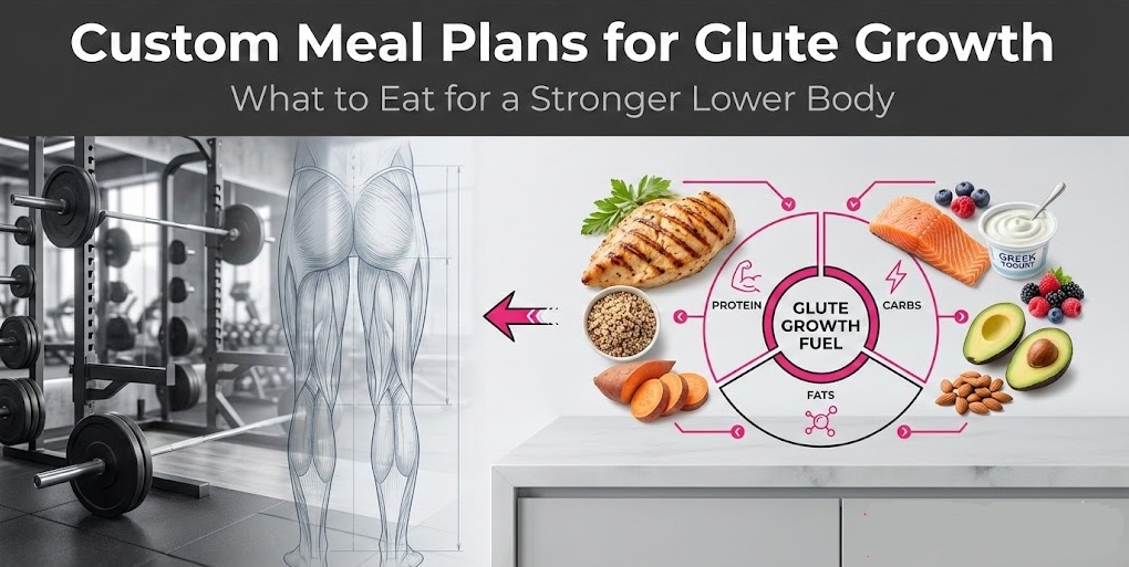 Custom meal plans for glute growth