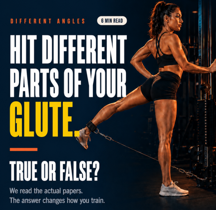 hit different parts of your glute